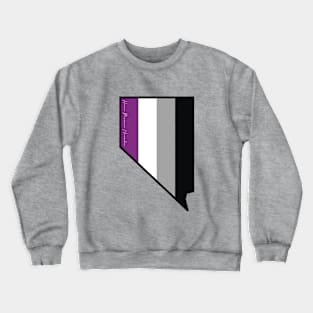 Nevada Asexual Pride Flag Crewneck Sweatshirt